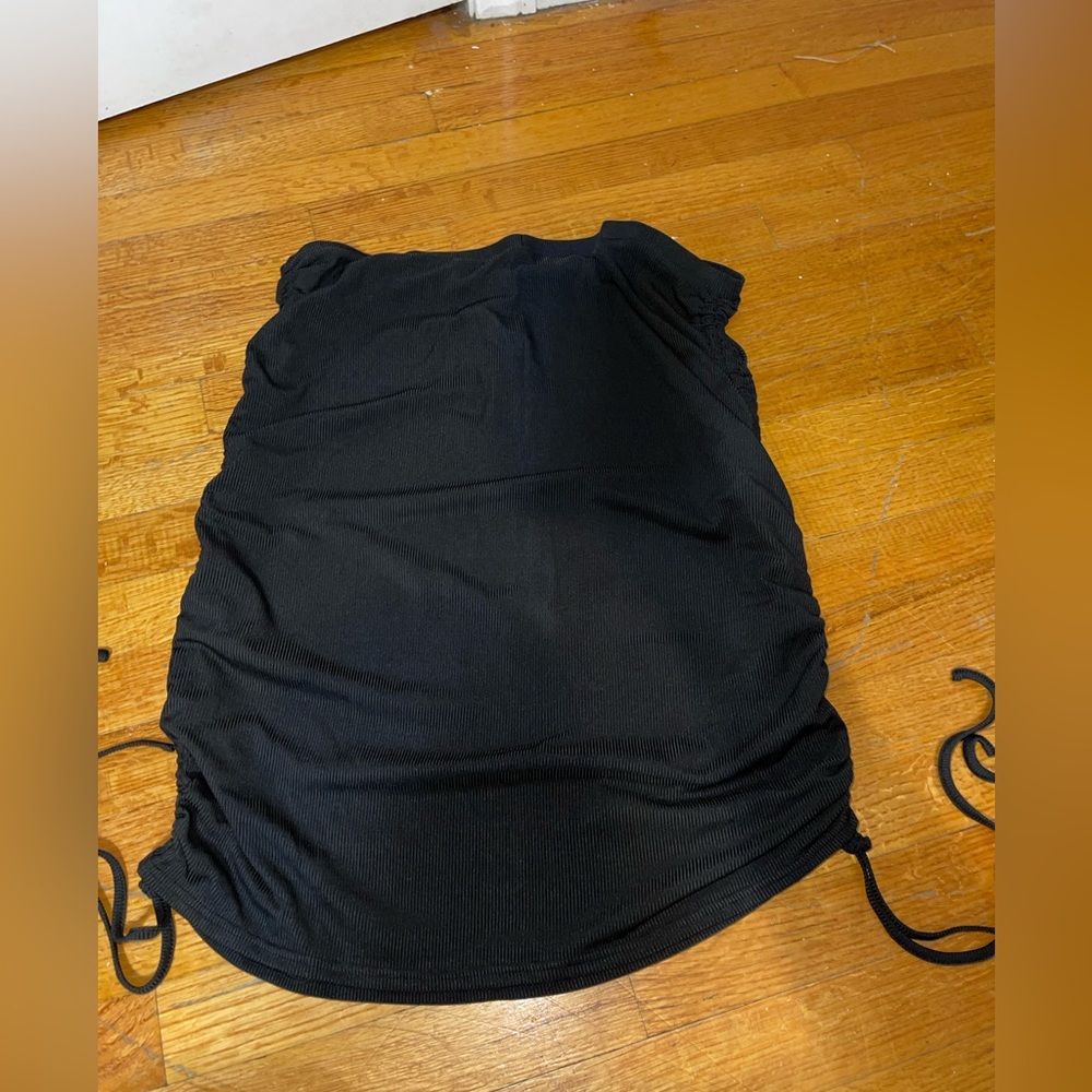Rushed bodycon skirt